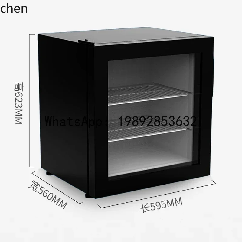 BX3   small refrigerator with lock ice cream display case cinema refrigerator ice cream breast milk quick-freezing freezer
