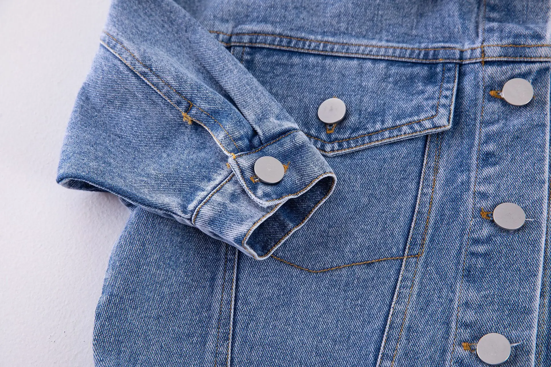 2024 Autumn New Children Denim Coat Oversized Girls Long Sleeve Pocket Jacket Kids Casual Coats Fashion Toddler Boys Outerwear