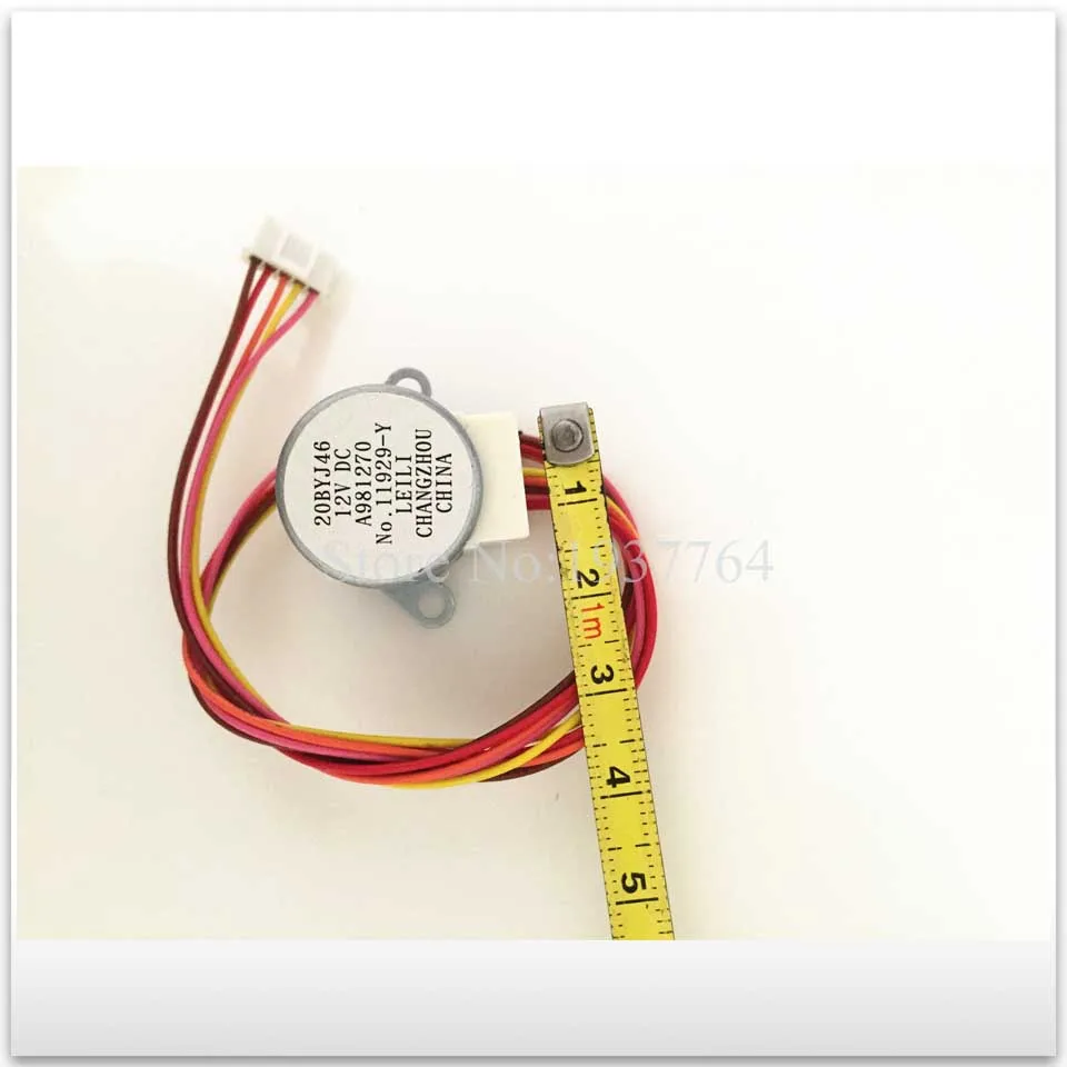 new drift swing wind air conditioner motor stepping air conditioner motor 20BYJ46 12V 16V 20-25cm length