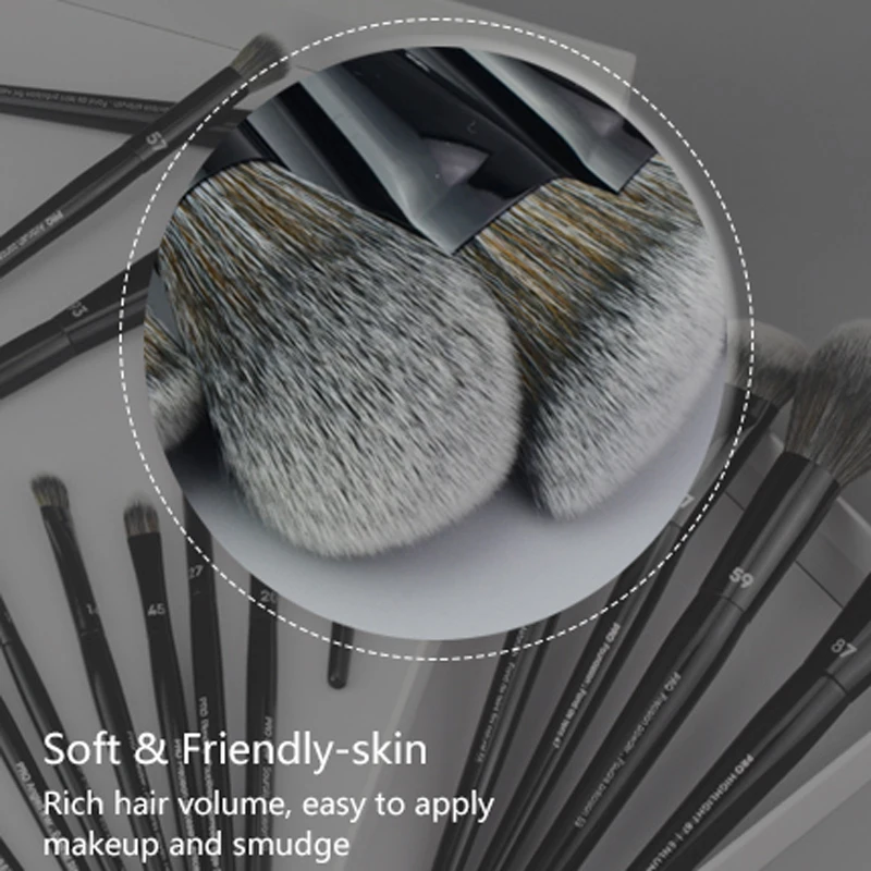 SEP ブラック シリーズ メイクアップ ブラシ パウダー ファンデーション コンシーラー 頬紅 ブロンザー アイシャドウ 眉毛 アイライナー 彫刻ブラシ ギフト