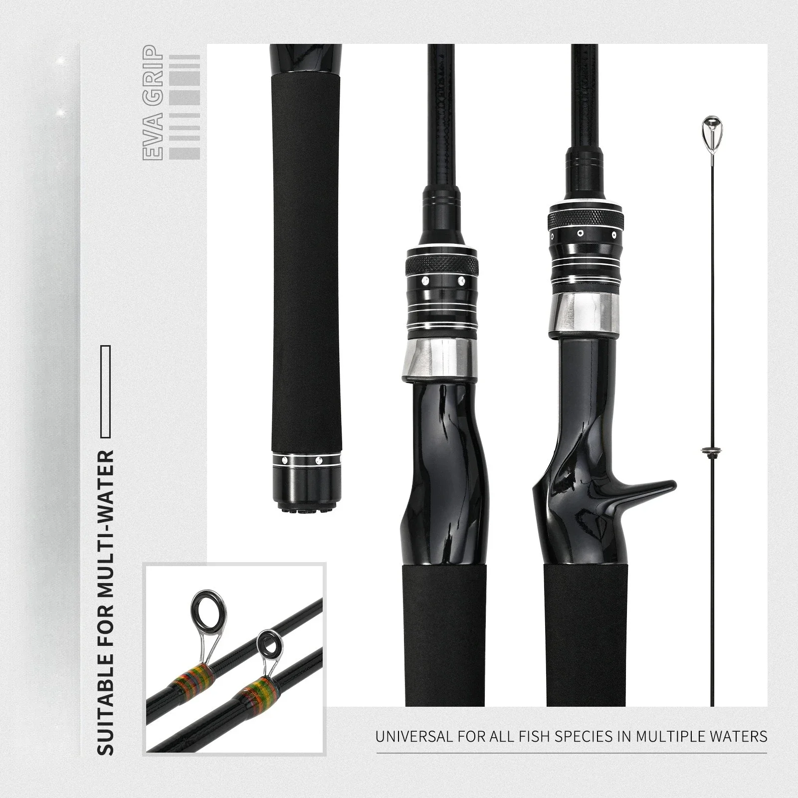 180 سنتيمتر تلسكوبي الحصان الفم الصيد رود المحمولة مايكرو كائن المياه العذبة تيار ماستر Luya معدات صيد الأسماك #6