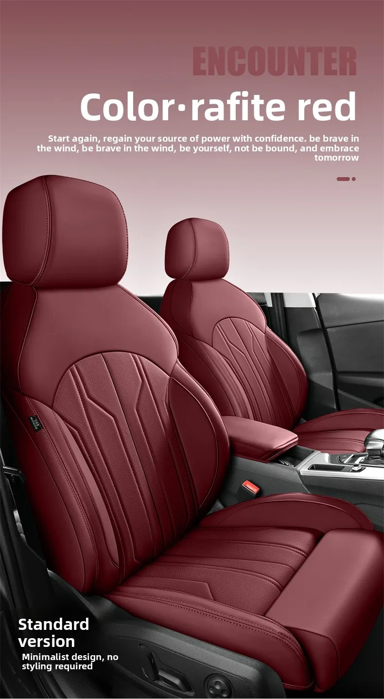 Custom Fit Full Car Seat Cover Car SUV Full Seat Set Perforated Genuine Leather for Various Cars Models Contact Seller JJ199
