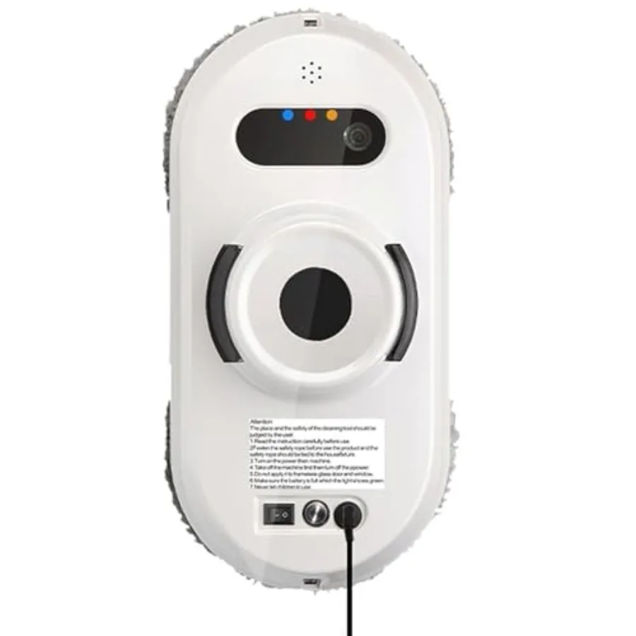 

ERICAT Electric Window Cleaning Robot with Remote Control 60KPA Strong Suction Three Auto Cleaning Modes Intelligent Route Plan