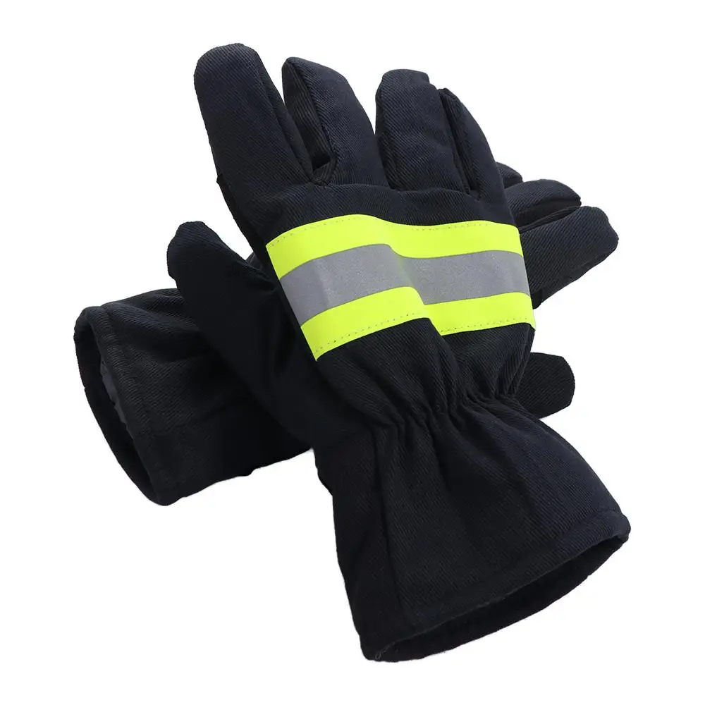 Fire Proof Fireman Gloves Flame-retardant Heat Proof Welding Heat Proof Gloves Thicken Waterproof Anti-fire Gloves Welder