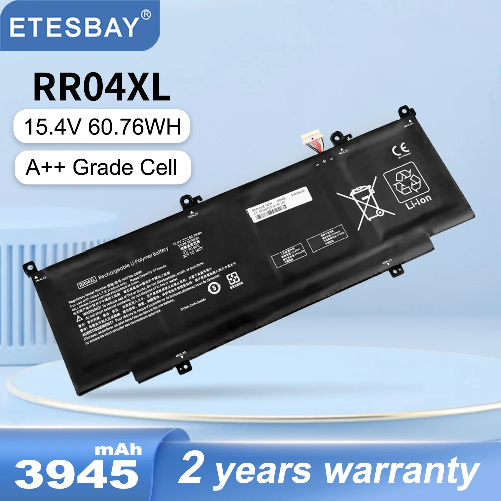 ETESBAY RR04XL Laptop Battery For HP Spectre X360 13-AW0900 13-AW0090CA 13-AW0003DX 13-AW0001LA 13-AW0001LM Notebook HSTNN-DB9K