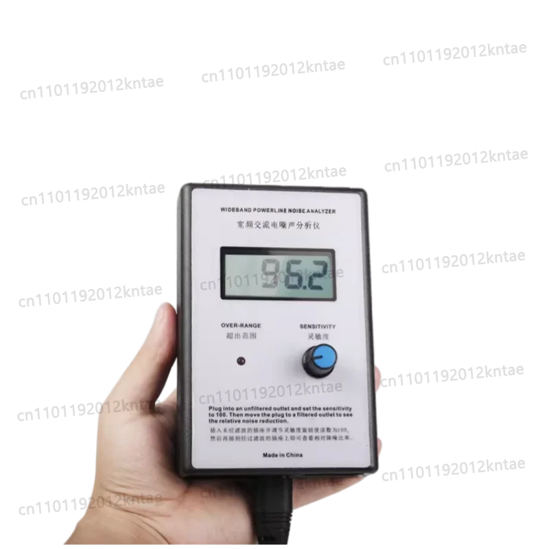 LCD digital broadband AC power noise tester analyzer mains ripple meter  measuring instrument