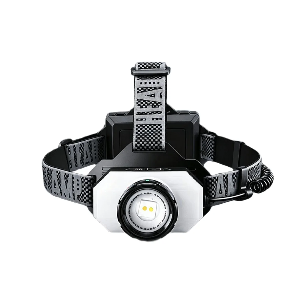20W LED Rechargeable Headlamp Aluminum Body Zoomable Focus Dual Light for Outdoor Hiking Camping Night Running