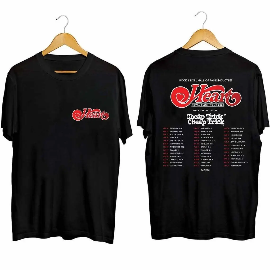 

Heart 2024 Tour Shirt Heart Band Fan Shirt