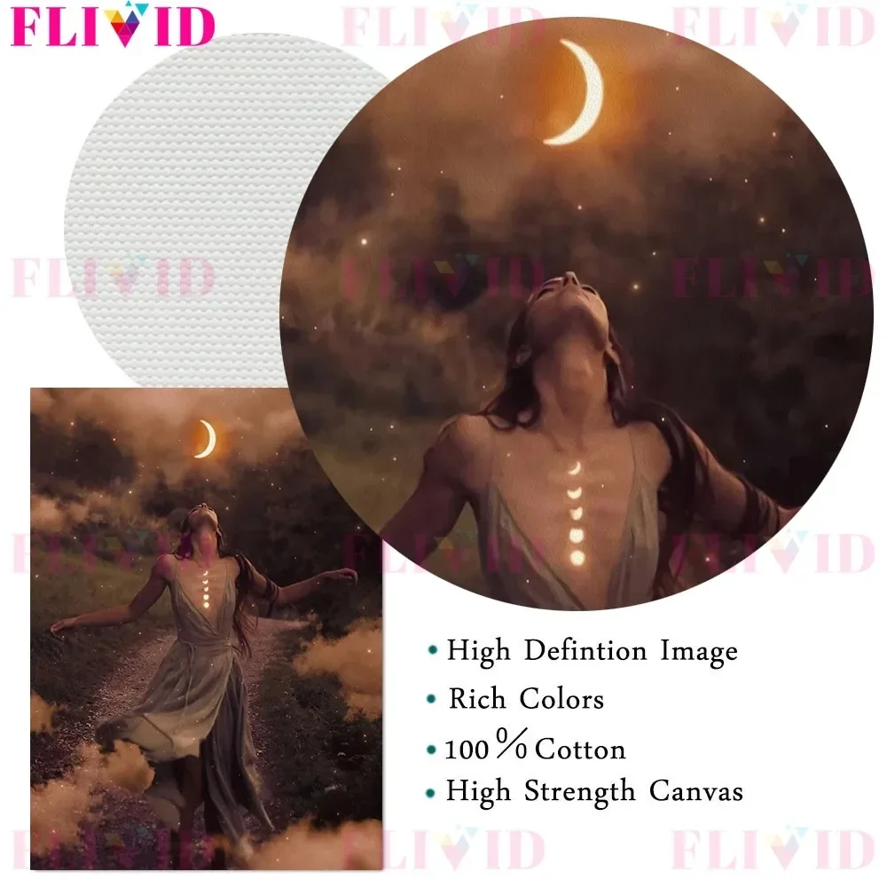 ليلة آلهة الموت الأرواح جدار ديكور فني هيكات آلهة رئيس السحر والتهجئة قماش اللوحة المشارك والمطبوعات #6