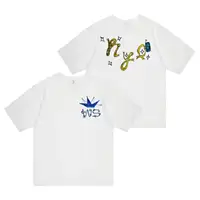 NCTWISH Album Graffiti Print Cotton Short Sleeve T-Shirt Unisex Standard Fit round Neck Casual Wear Summer Collection 6