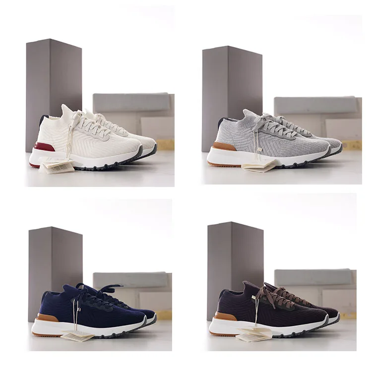2026 Spring Summer Men Fashion Knit Sneakers Lightweight Breathable Daily Casual Sports Running Shoes_vogvips.com