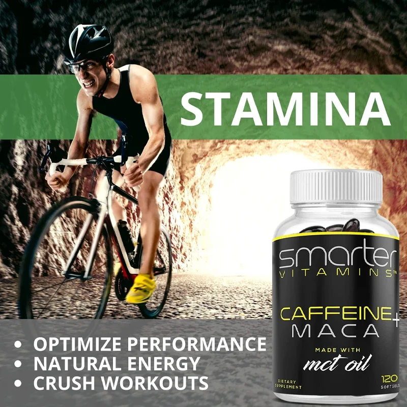 Caffeine Extract Supplement with Coconut MCT Oil and Maca Root Premium Formula