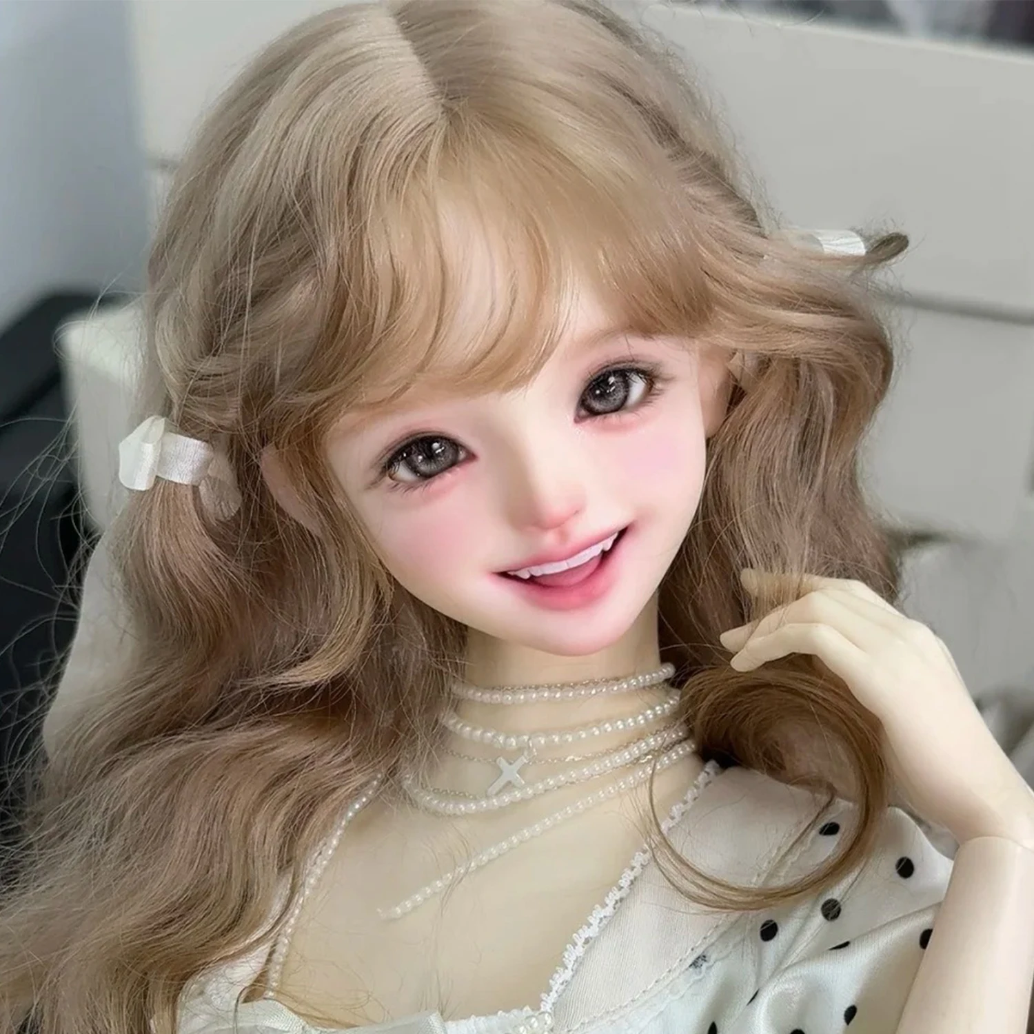 

Кукла Bjd 1/3 XTian в стиле аниме, открывающийся рот, смех, женский SD BJD, выражение головы, нетканое тело, фигурка из смолы