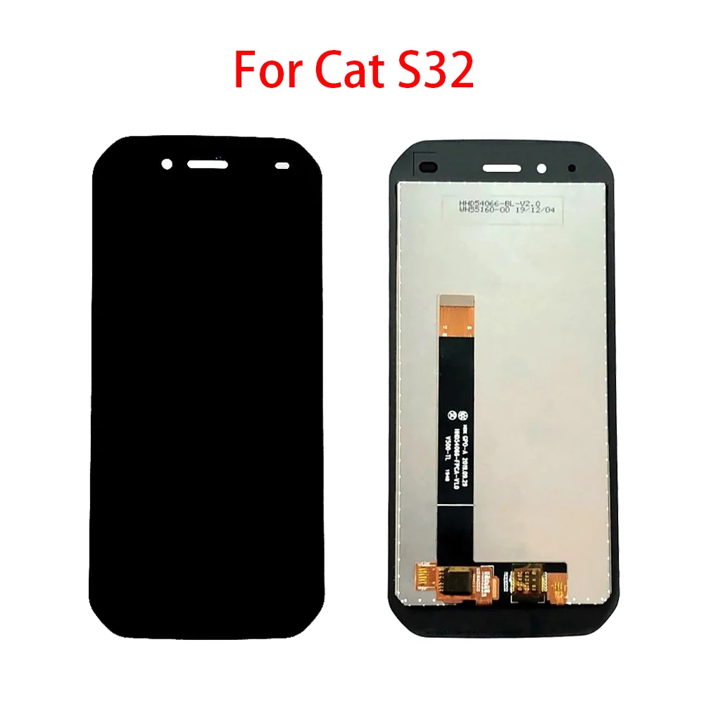 LCD For Caterpillar Cat S31 S32 S41 S42 S52 S53 S60 S61 S75 S48C S62 Pro Display LCD Touch Screen Digitizer Assembly Replacement