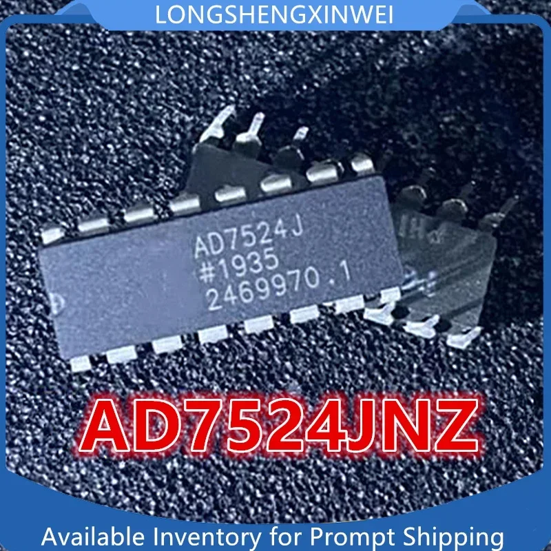 1PCS New AD7524JNZ AD7524JN Direct Insertion Package DIP-16 Original Buffer Multiplication DAC Chip Digital To Analog Converter