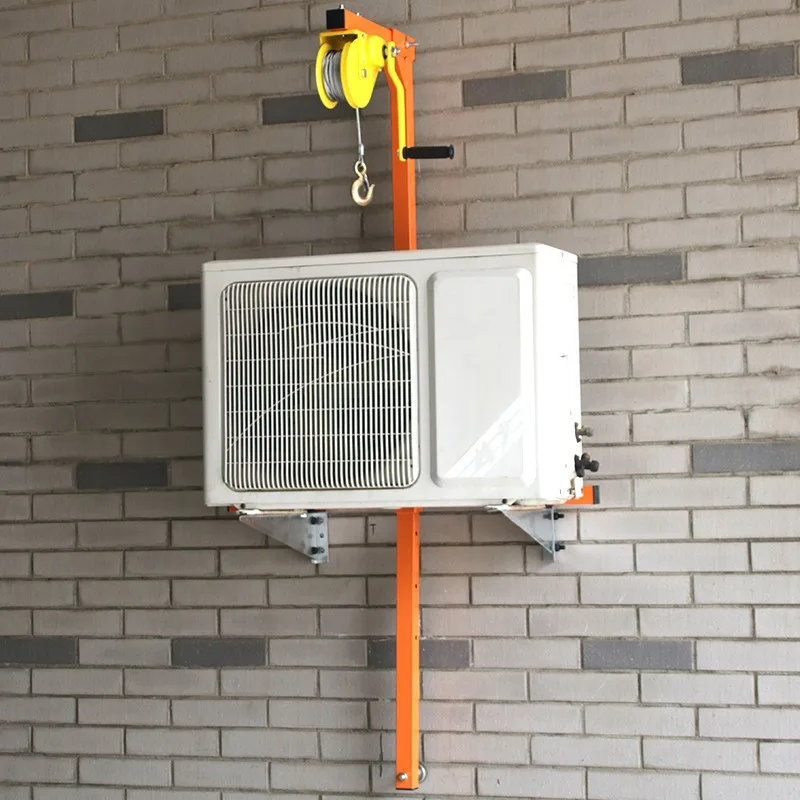 30M 150KG Labor Saving Small Crane for Lifting air Conditioner Outdoor Unit