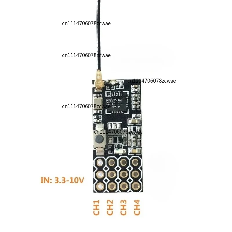 for FS-i6 FS-i6X FS-i6S FPV Drone Long Range Lightweight Replacement Flysky FS2A Mini Receiver 4CH AFHDS 2A PWM Output view 2