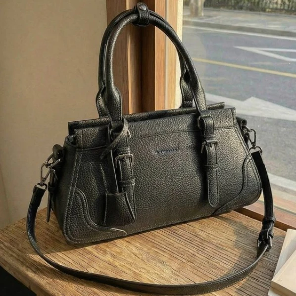 

Кожаная женская сумка: Горячая распродажа сезона! Новая повседневная универсальная ретро-сумка Boston из воловьей кожи, на плечо, кроссбоди, с полиэстеровыми вставками.