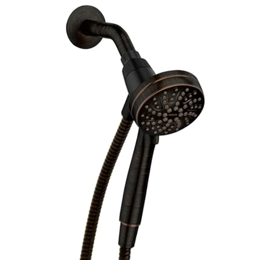 

Engage Magnetix Mediterranean Bronze 3.5-Inch Six-Function Detachable Handheld Showerhead with Magnetic Docking System 26100BRB