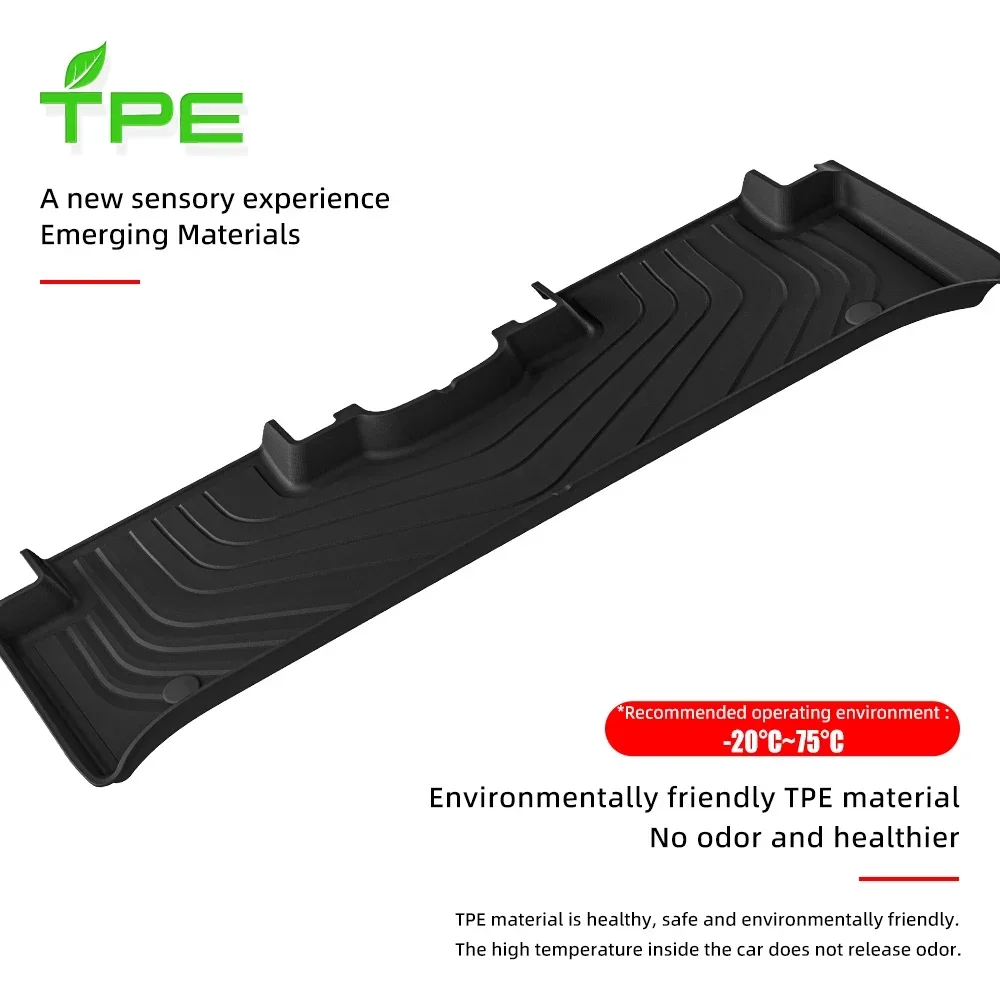 NIO EL6 ES6 EC6 2023-2025 TPE ثلاثية الأبعاد الحصير سيارة مجموعة اليسار الدفة جذع الوسادة مخصص صالح القدم حصيرة اكسسوارات للمركبة الداخلية P #4