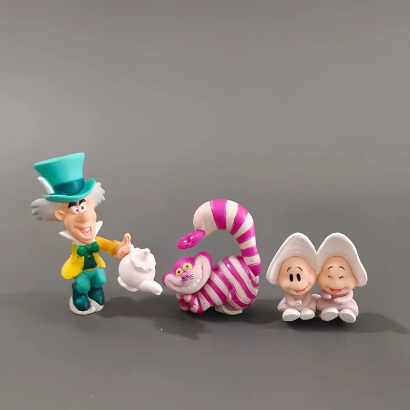 

Аниме-фигурки «Алиса в Стране чудес»: Чеширский кот, Белый кролик, Молодая устрица. Коллекционные фигурки, игрушки, украшения для рабочего стола, креативные подарки.