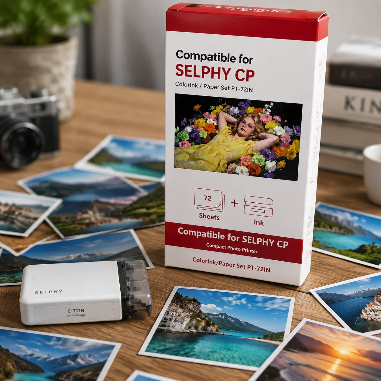

Canon SELPHY CP Photo Printer Kit, Great for Instant Printing, Travel Adventures, Wedding Parties, DIY Scrapbooks & Pet Photos