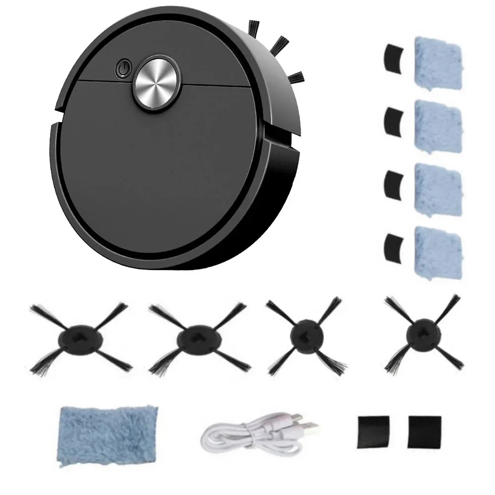3in1 Robot Rechargeable Vacuum Mopping Sweeping Machine Efficient Cleaning Scanning Suction Dragging Integrated Cleaning Machine