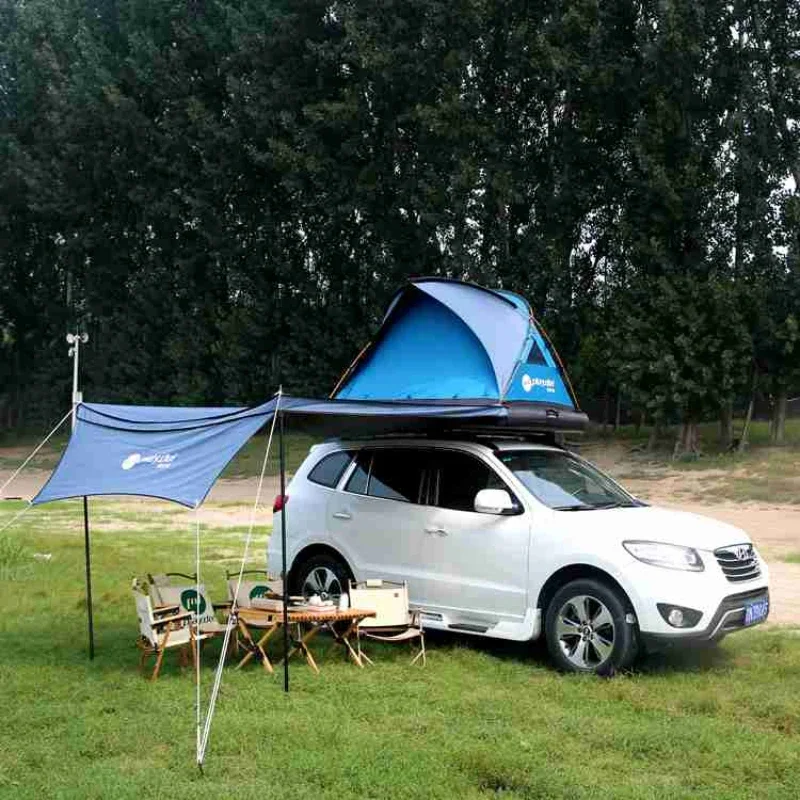 New Portable Car Rooftop Tent Two-In-One Use On land And  The Car