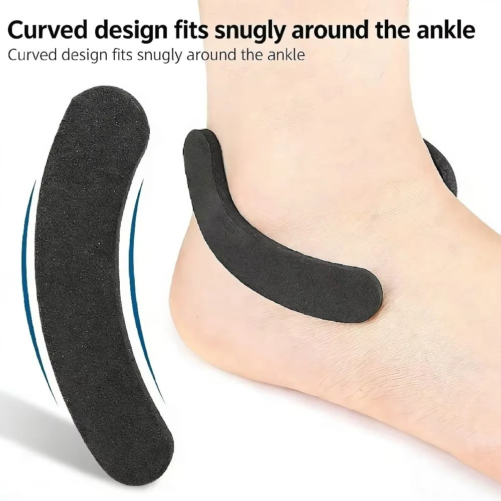 Self-Adhesive Gel Pad for Ski Boots Soft Foam Curved Design Ski Boots Ankle Pad Shock Absorption Anti-Rub