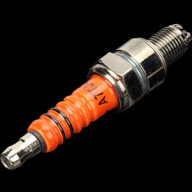 A7TJC three claw spark plug nozzle suitable for off-road motorcycle ATV beach bike skateboard GY6 50-150CC scooter