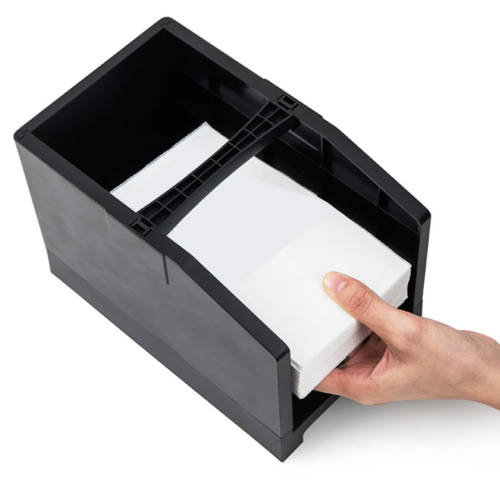 

Dual Use Holder for Fan Fold Roll Labels Desktop Printer Storage Box Stand Thermal Shipping Rack ganiser Label Roll