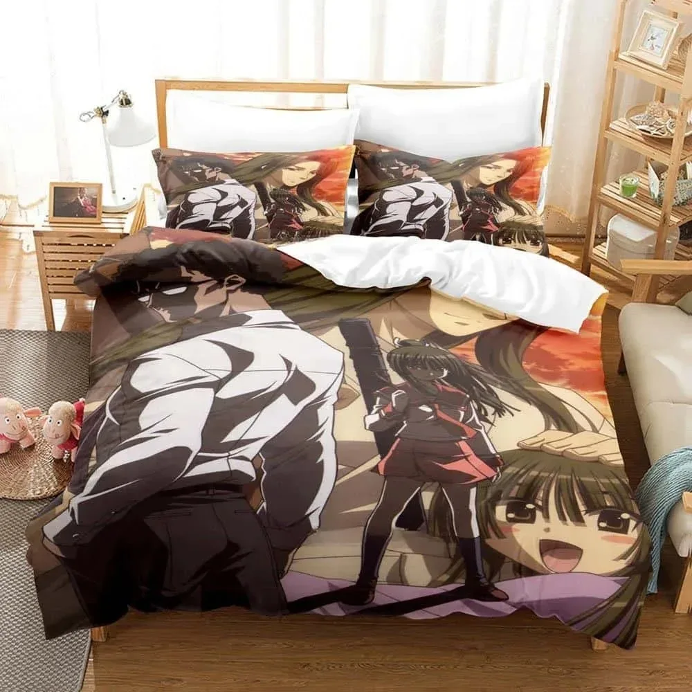 Anime seto no hanayome minha noiva é uma sereia conjunto de cama único gêmeo completo queen king size conjunto adulto quarto conjuntos capa edredão