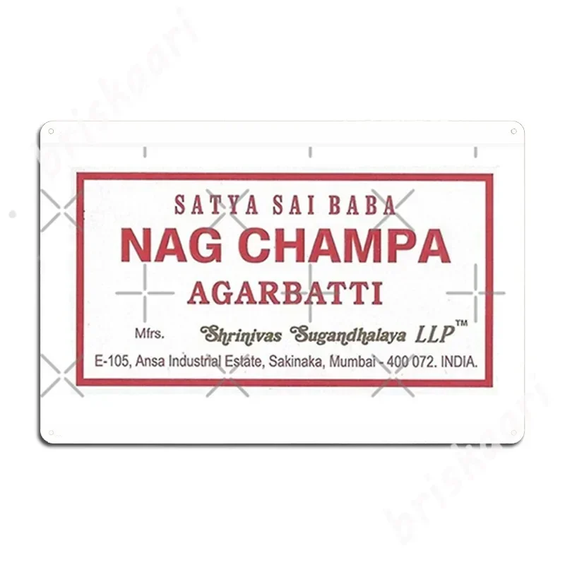 Letreros Metálicos de Satya Sai Baba con Incienso Nag Champa, Placas Clásicas de Pared para Cine, Sala de Estar, Bar, Cueva, Pósteres de Lata