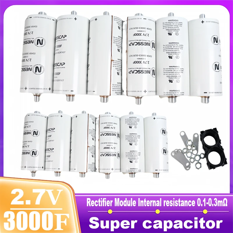 Super Capacitors 2.7V3000F GDCPH Ultracapacitor Charger Capacitor SuperCapacitor GDCPH