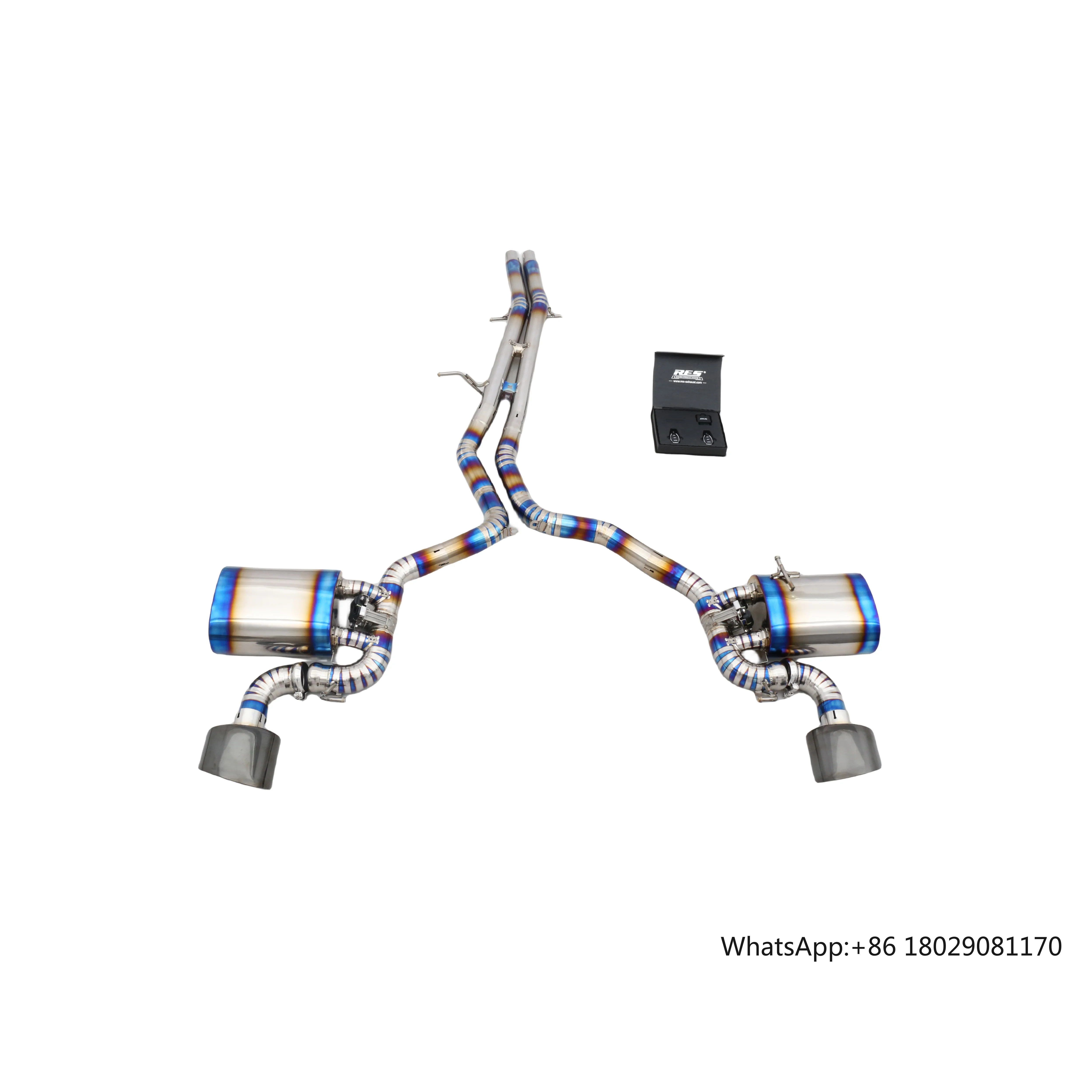 

Stainless Steel / Titanium Valvetronic Catback Exhaust System For Audi RS4 B9 2.9T EA839