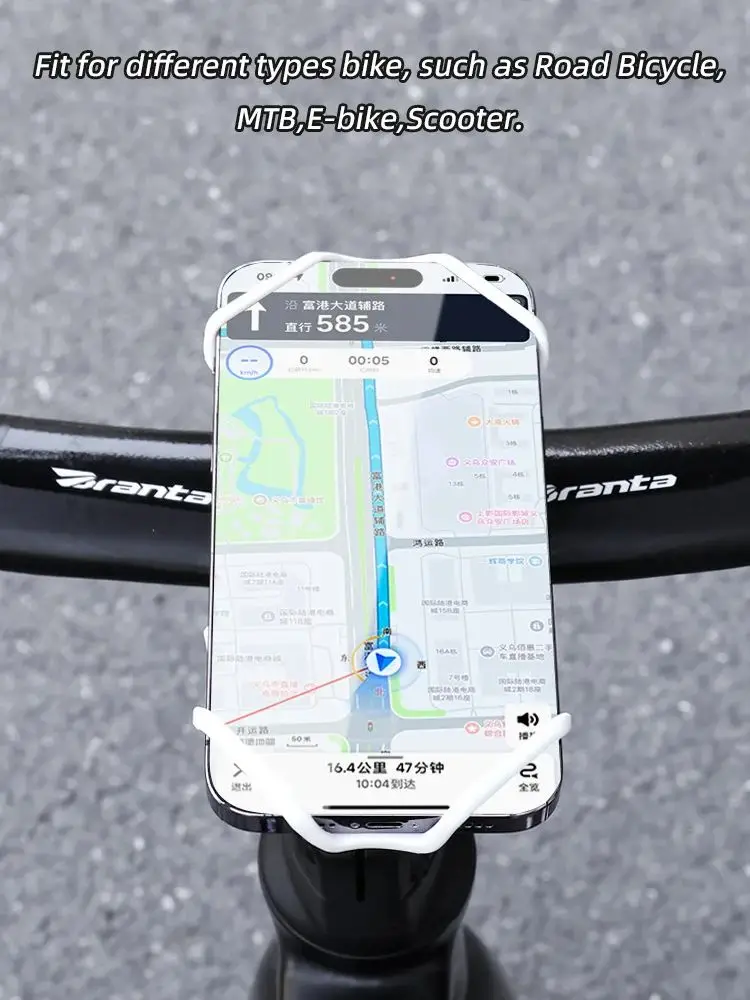 AliExpress High Elastic Silicone Scooter Phone Mount Quick Release MTB Cellphone Holder Electric Mobile Phone Bracket Bike Accessories