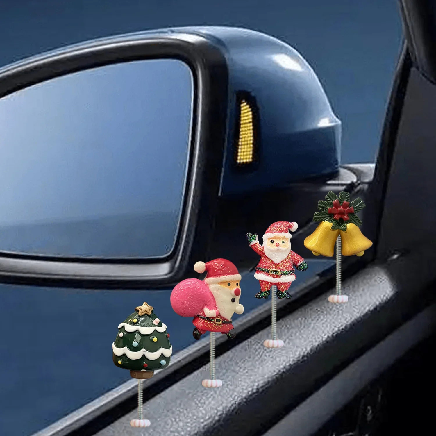 New Cross-border Car Window Center Console Christmas Decorations and Decoration Shaking Head Spring Home Creative Decorations