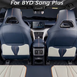 For BYD Song Plus DMI EV 2020-2025 Rear seat anti kick pad anti dirt and anti pollution car protection decoration