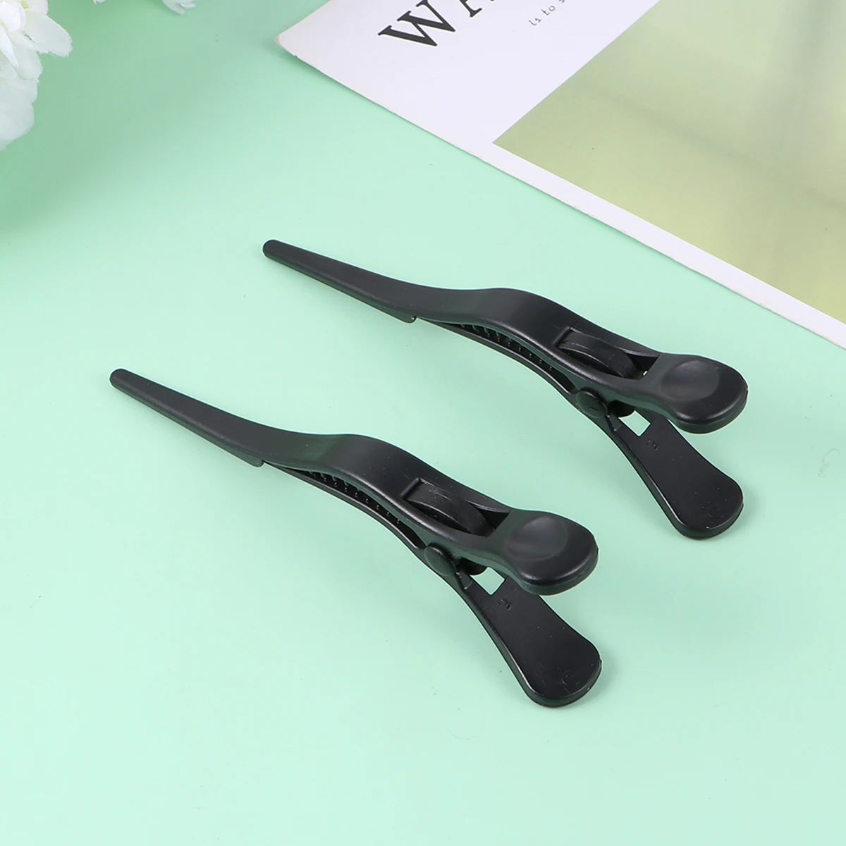 

Hair Clips Durable Safe Women Stylist Retwist Hairdressing Barber Supplies Hair Barrettes Haircut Tools