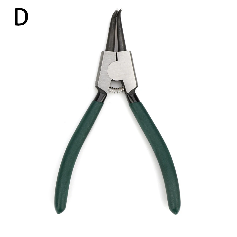For Professional Use Circlip Pliers Circlip Tool Color Green High-carbon Steel Soft Grips Effective Rust Prevention