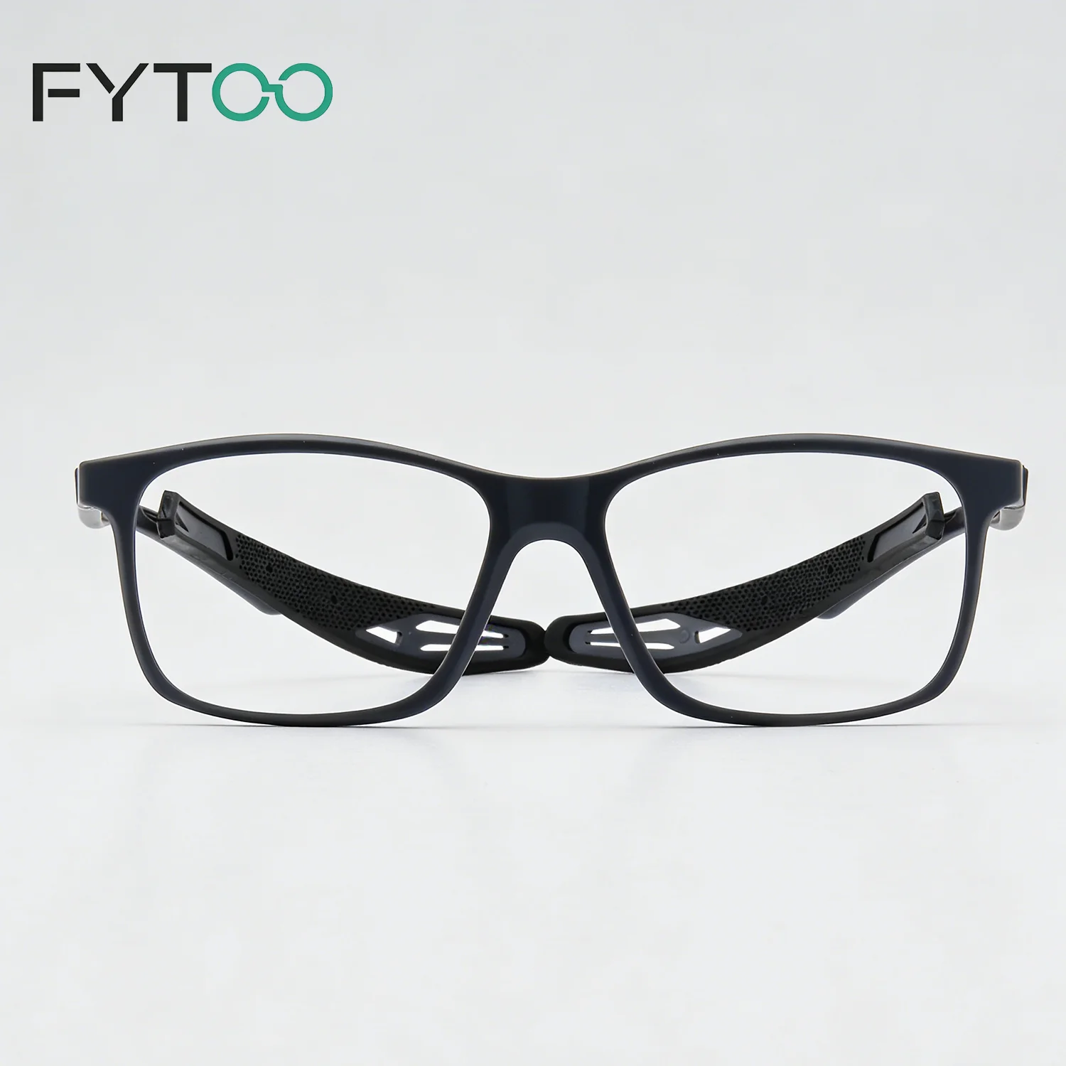 

FYTOO TR90 Sports Glasses Frame, Adjustable Non-slip Lightweight Eyewear for Men Women Running 0761-36