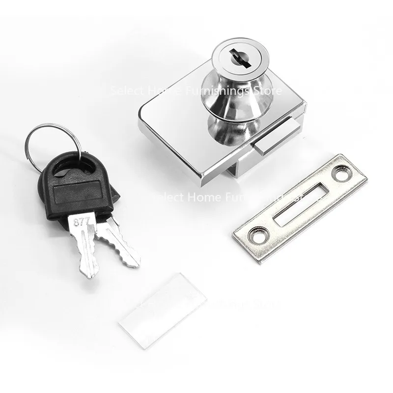 Suitable for 409 Double Door 407 Showcase Glass Door Counter Lock 328 Tooth Lock