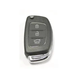 1Pcs Rfc 3 Knoppen Flip Afstandsbediening Autosleutel Geval Voor Hyundai I10 I20 I40 IX35 Santa Fe Remote Fob sleutel Shell Auto Accessoires