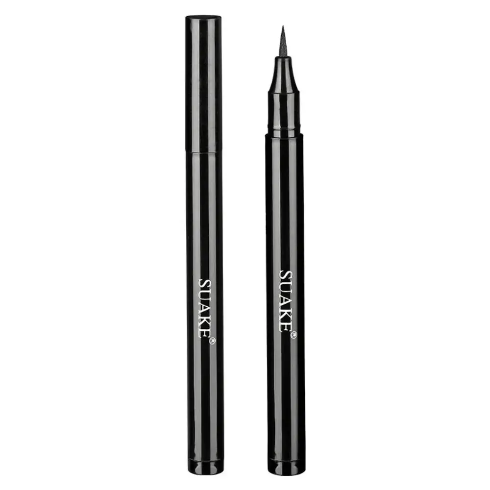 Gladde waterdichte vloeibare eyeliner Transpiratie Veegvast Ultradunne eyeliner Natuurlijke langdurige vloeibare wenkbrauwpotloodmake-up