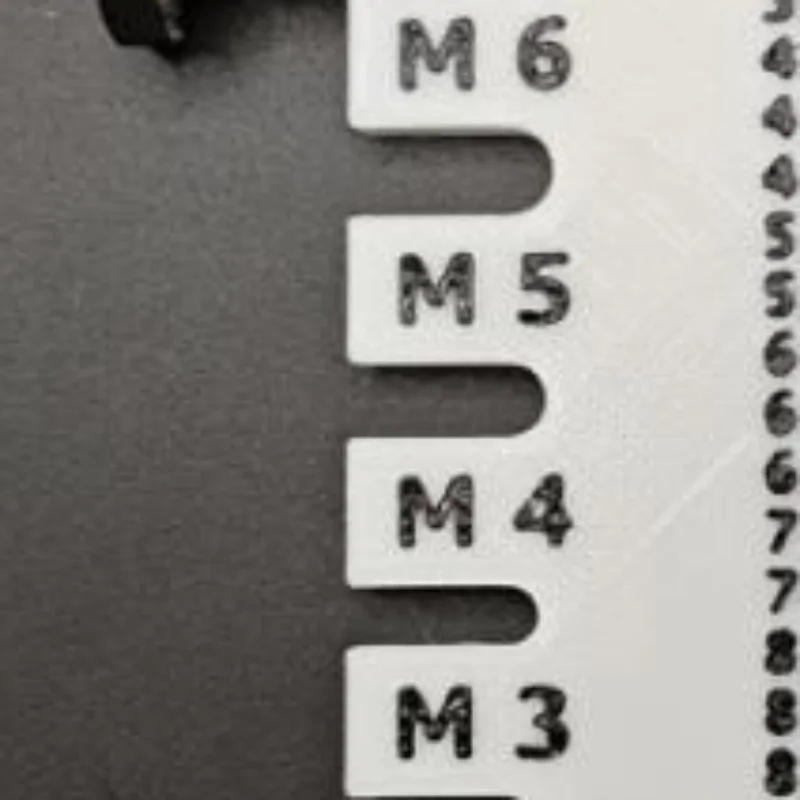 

Screw Nut Thread Checker Gauge Metric Bolt Size Measuring Tool Portable Gauge For M2 To M20 Bolts