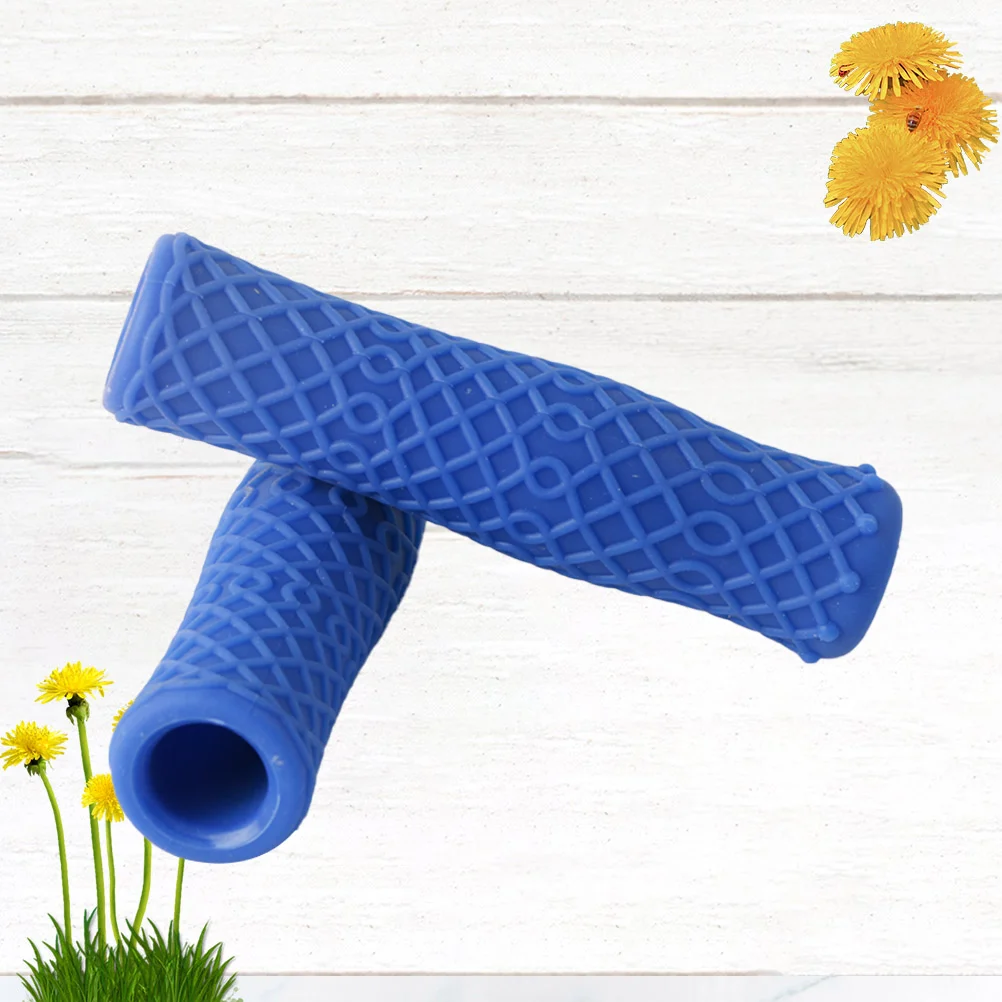 

Handle Cover Silicone Handlebar Throttle Bike Grips Scooter Kids Aluminum Alloy