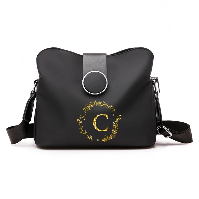 26-летняя сумка через плечо с принтом, женская повседневная сумка на плечо, Оксфорд, большая вместительная сумка для покупок с регулируемым плечевым ремнем