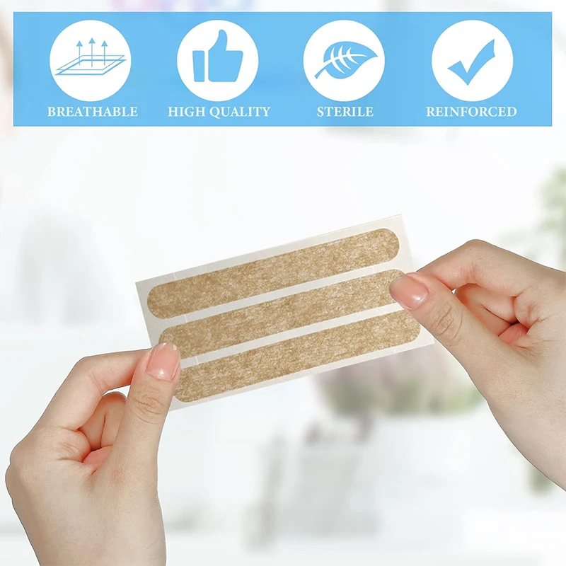 

3/5 полосок 7,5/10 см, клейкие стерильные медицинские бинты, полоски для закрытия ран, ленты для восстановления кожи, хирургические шовы