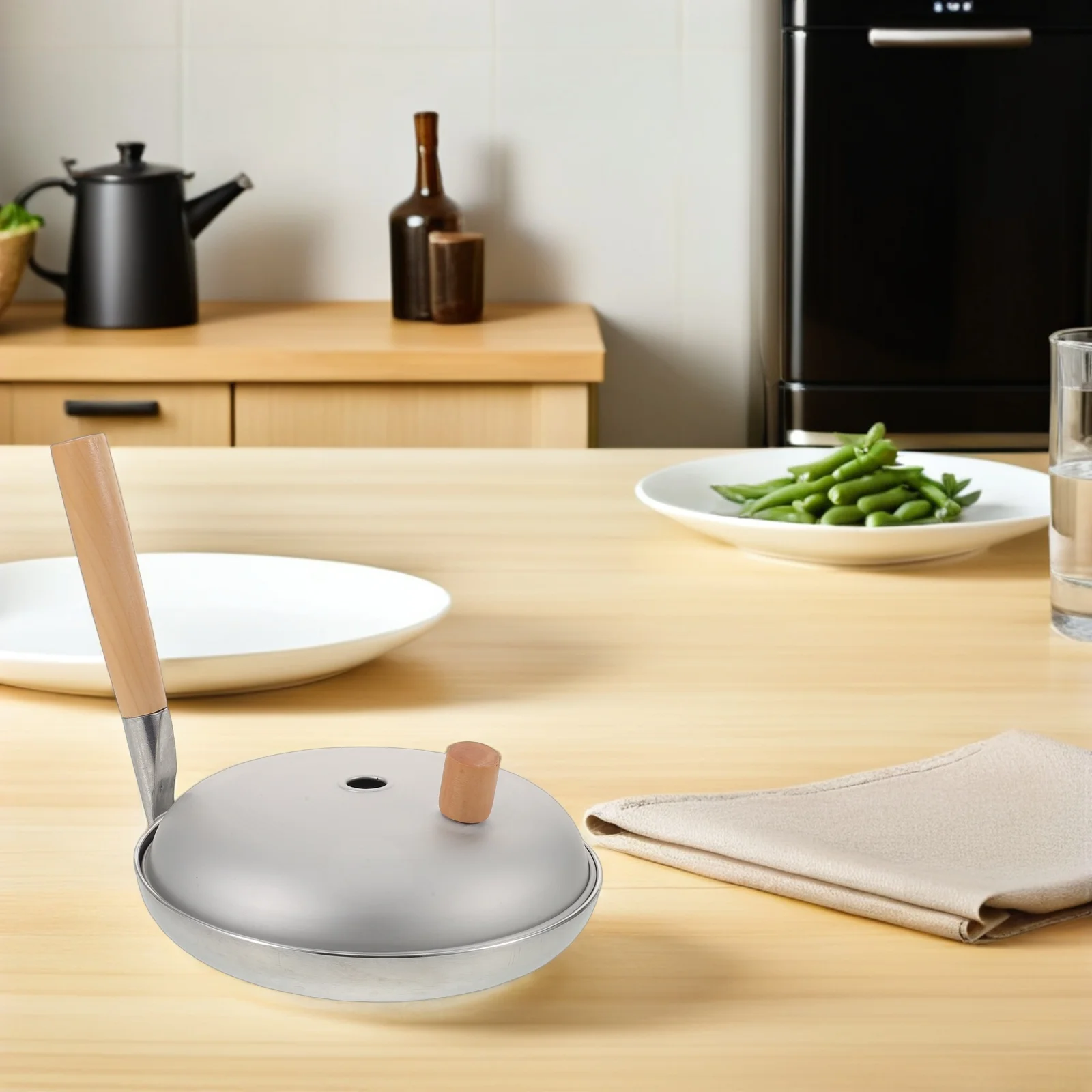 

Japanese Parent- Pan Small Non-Stick Aluminum Egg Fry Pan Vertical Handle For Tamagoyaki Oyakodon Mini Skillet