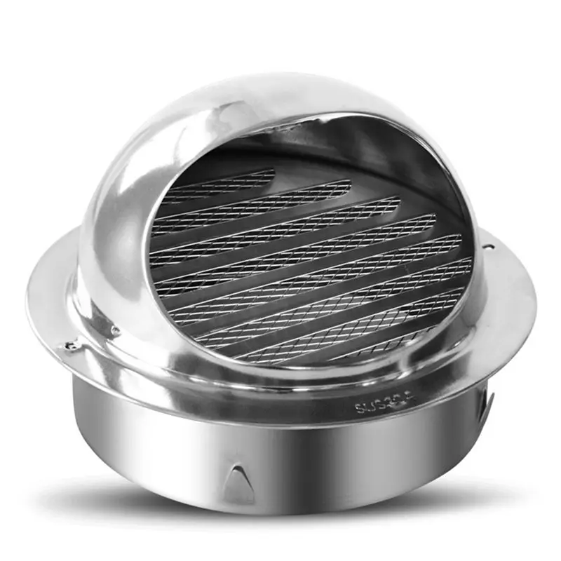 

AB66-Exhaust Extractor Ducting 150 Specification Stainless Steel Ventilation Wall Air Vent Includes Mounting Screws